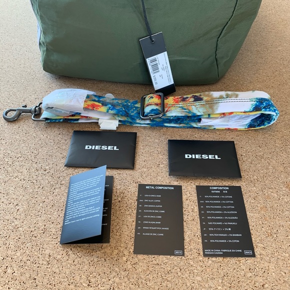 Diesel Reversible Duffel bag sac de voyage - Picture 6 of 8